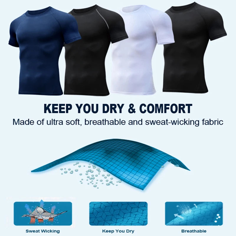 Men Compression Sport Tee