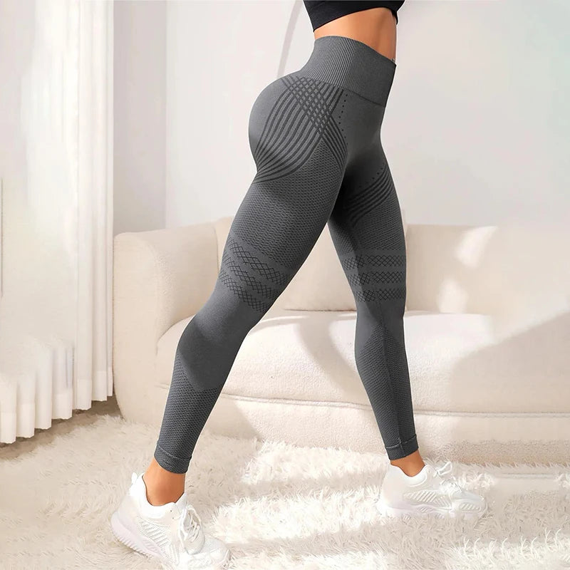 Women Mesh High Waist Leggings