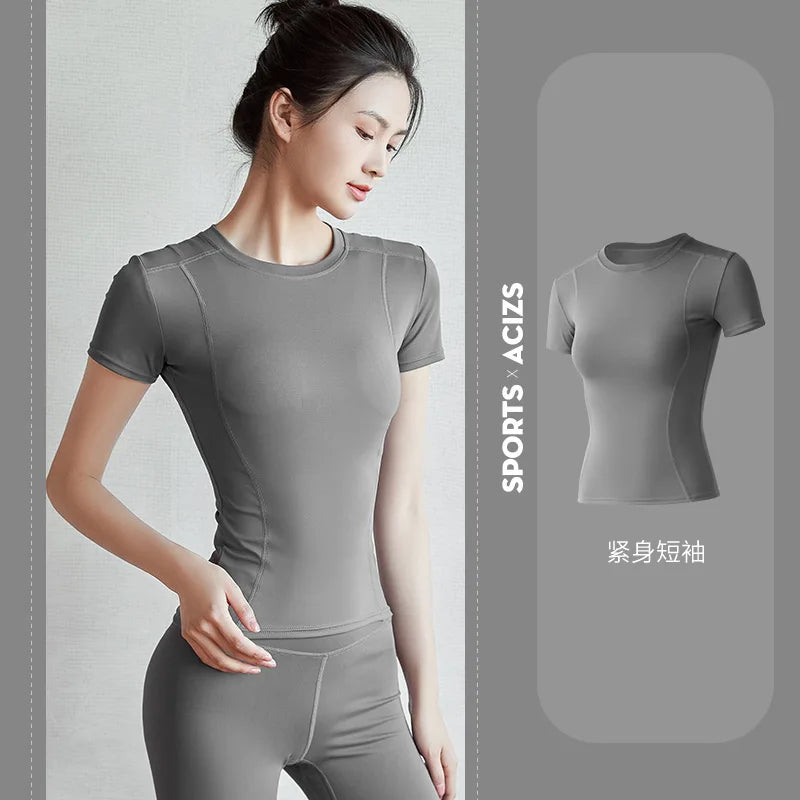 Women Quick Dry Fitness Tee