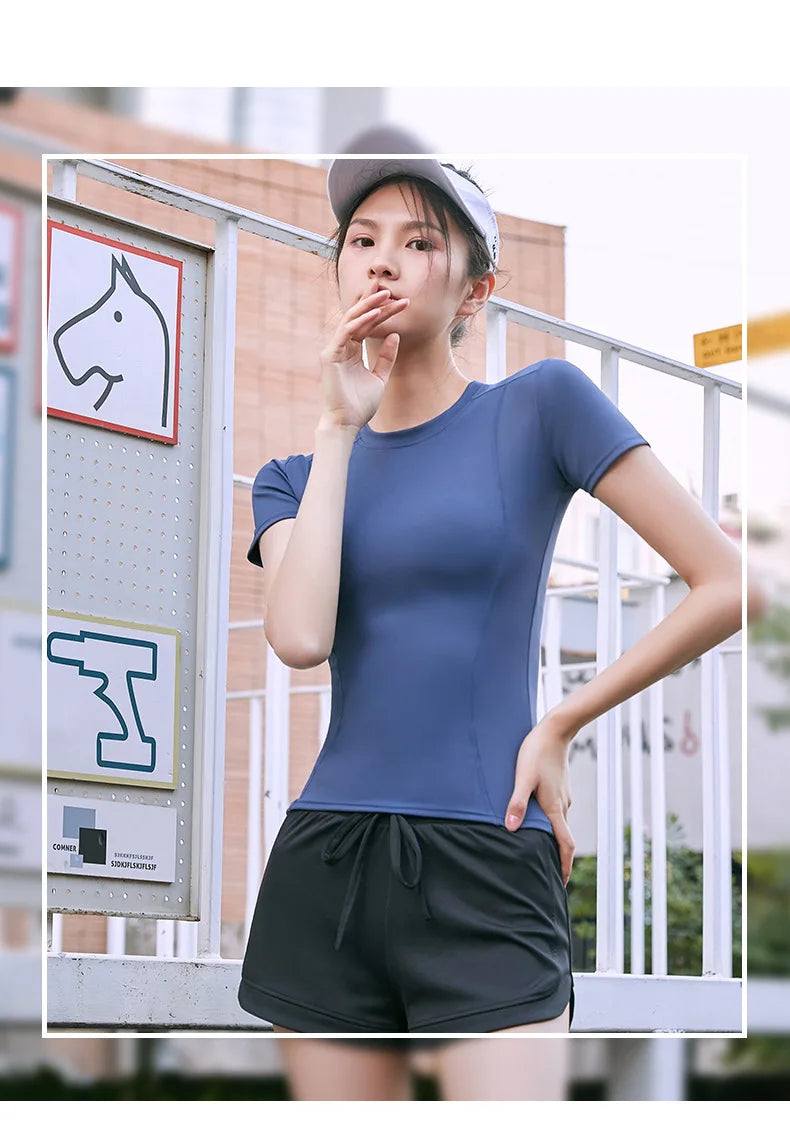Women Quick Dry Fitness Tee