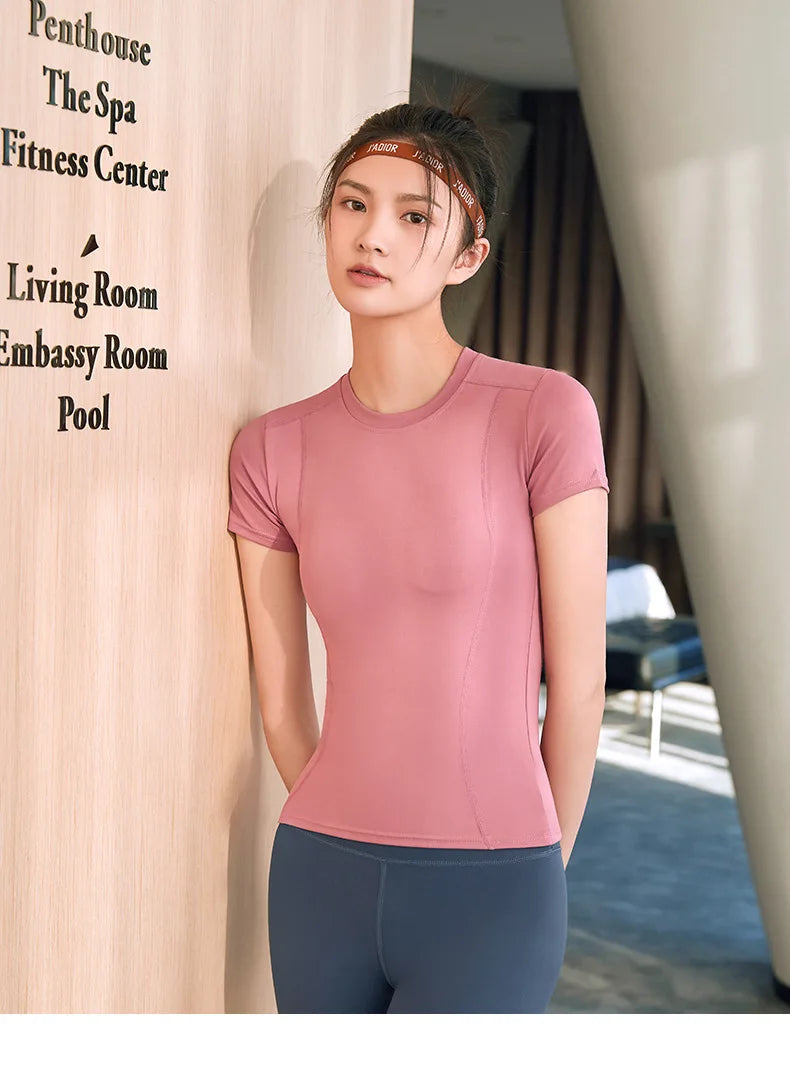 Women Quick Dry Fitness Tee