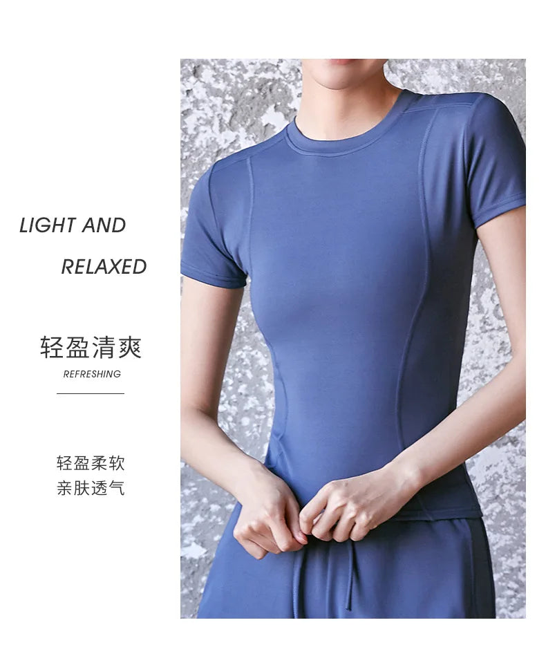 Women Quick Dry Fitness Tee