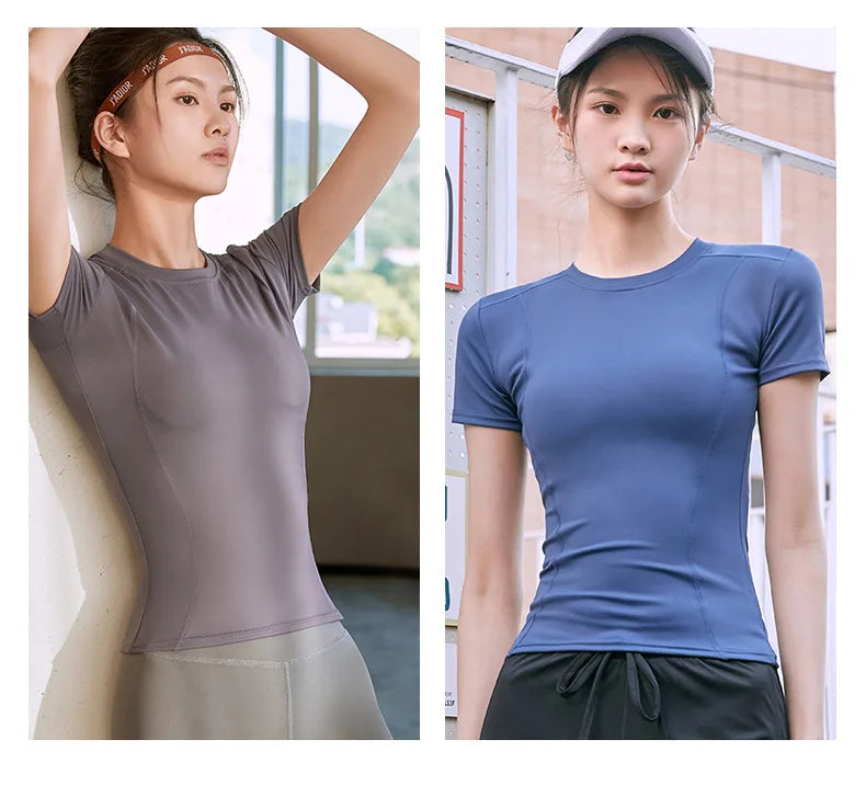 Women Quick Dry Fitness Tee