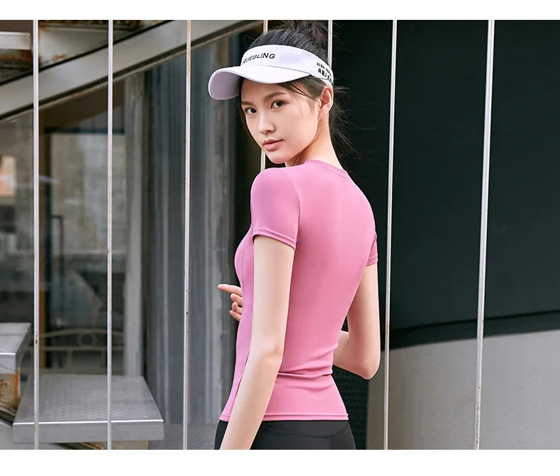 Women Quick Dry Fitness Tee