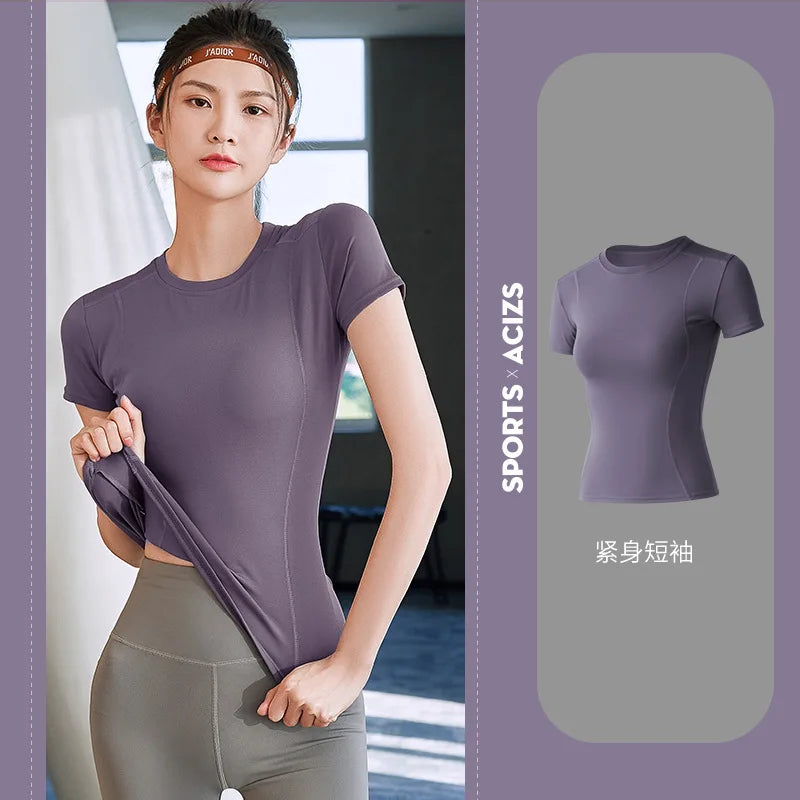 Women Quick Dry Fitness Tee