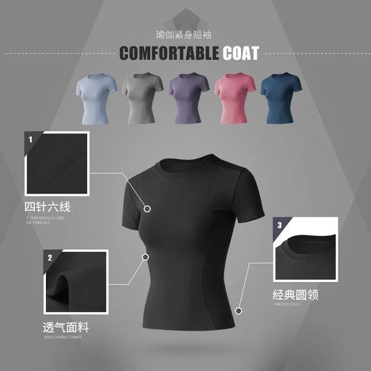 Women Quick Dry Fitness Tee
