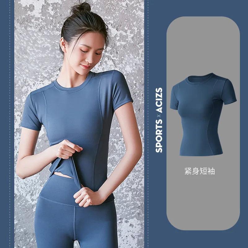 Women Quick Dry Fitness Tee